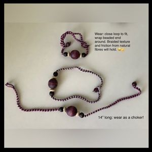 NEW Handmade Braided Wrap Bracelets-Chokers